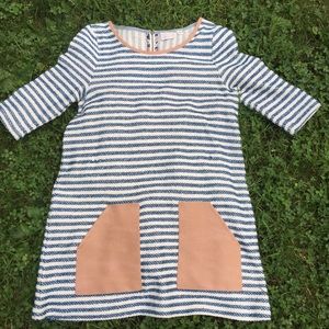 Anthro PostageStamp Striped Tunic